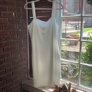 COTTAGECORE WHITE EYELIT DRESS 2X